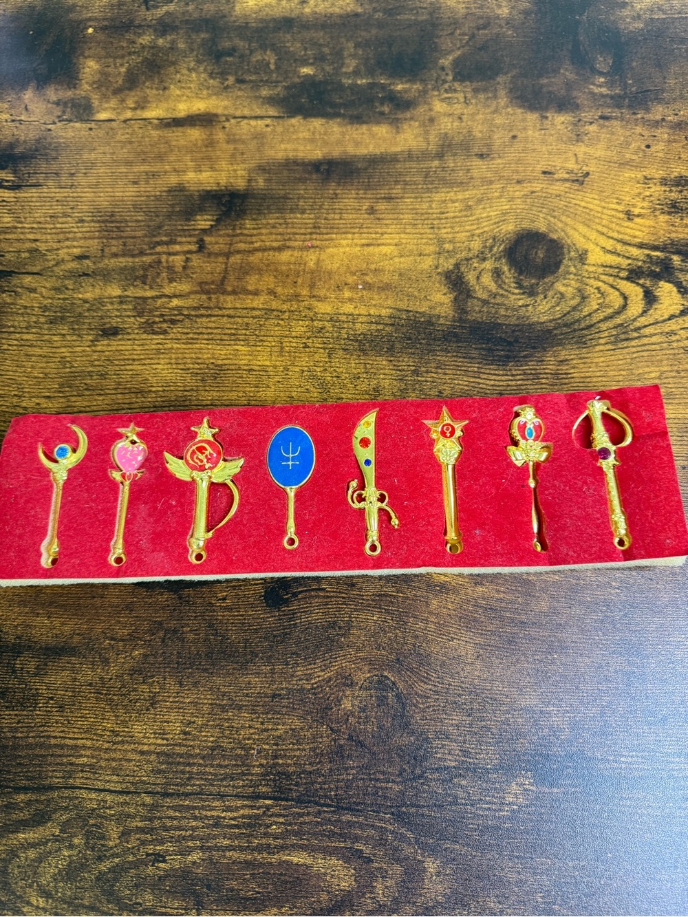 Sailor Moon 20th Anniversary Pendant Set. No Box.